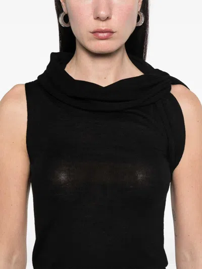 Rick Owens Women's Stylish And Versatile Top In Black