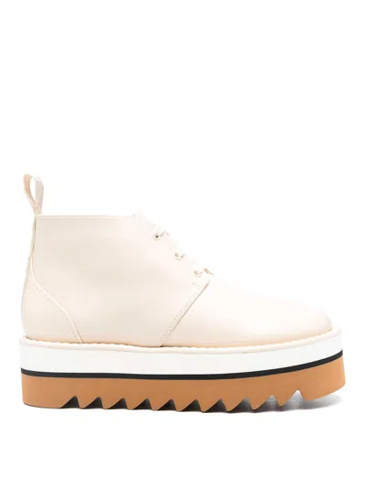 Stella Mccartney Sneak-elyse Desert Boots In Beige
