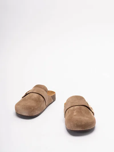 Tory Burch Maison Margiela Cotton Shoes Sneakers In Brown