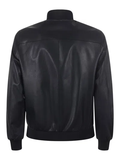 The Jack Leathers Double-sided Casual Jacket In Blue