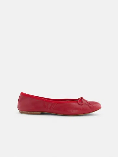 Alex Mill Porselli X  Ballet Flat In Red