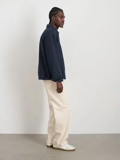 Alex Mill Sam Jacket In Cotton Linen In Navy/black