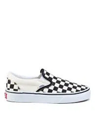 Vans Classic Slip On Sneakers Checkerboard Rhinestone Black In Multi
