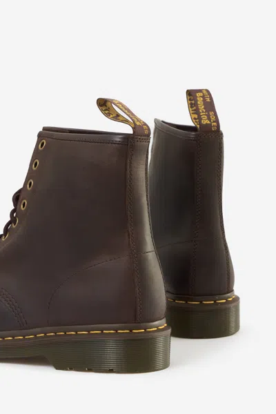 Dr. Martens 1460 Leather Combat Boots In Brown