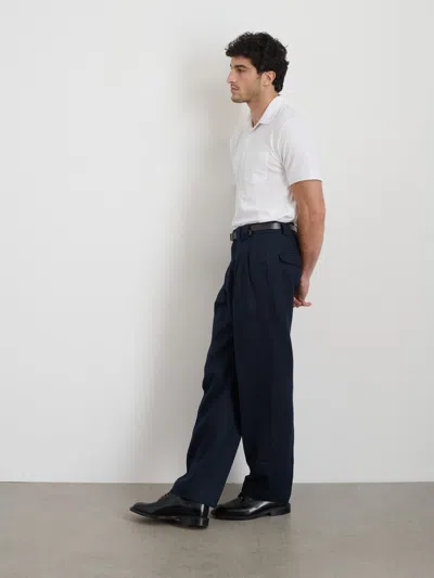 Shop Alex Mill Standard Polo In Slub Cotton In White