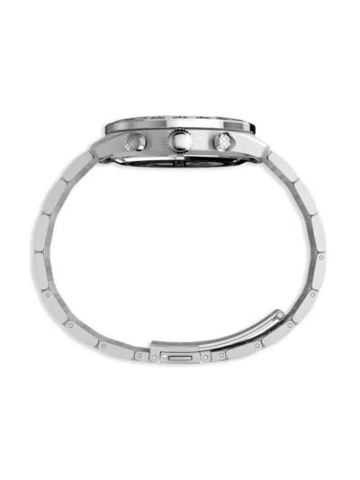 Timex Mens Blue Tw2y18500 Waterbury Traditional Chronograph Stainless-steel Bracelet Watch In Blue