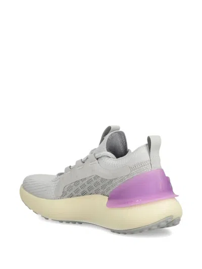 Under Armour Mesh-panelled Sneakers In Grey