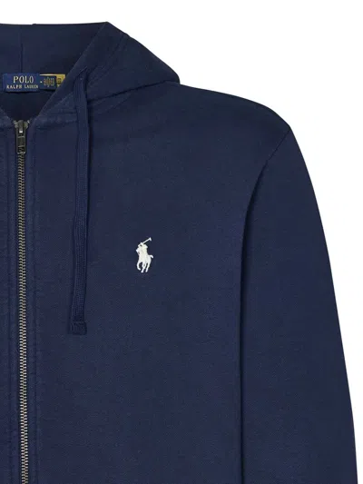 Shop Polo Ralph Lauren Sweatshirt In Blue