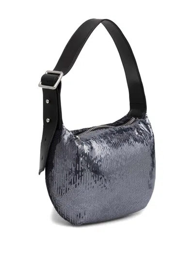 Samsoe & Samsoe Sequin-embellished Tote Bag In 灰色