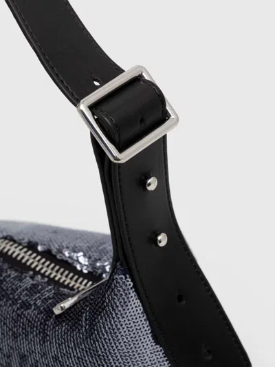 Samsoe & Samsoe Sequin-embellished Tote Bag In 灰色