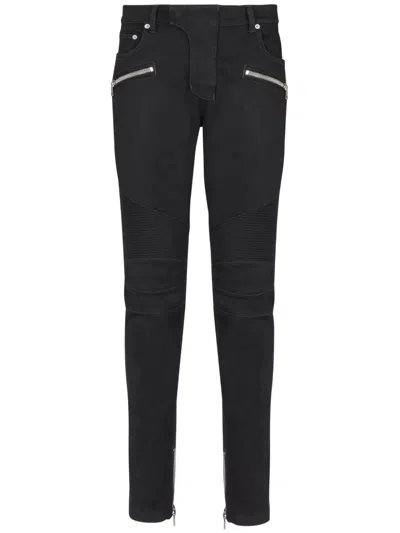 Shop Balmain Slim Biker Jeans