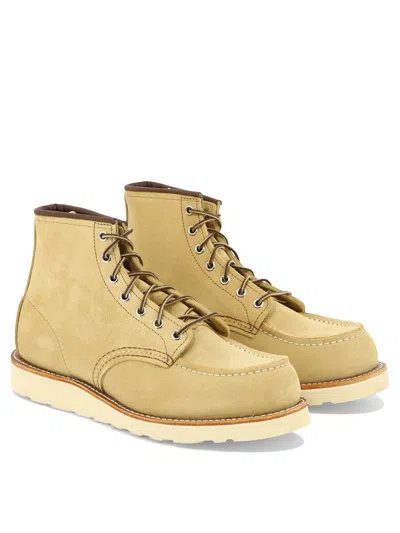 Red Wing Shoes Round-toe Suede Ankle Boots