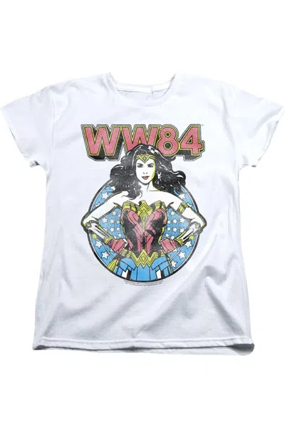 Gildan Wonder Woman 84 Star Circle Short Sleeve Women´s Tee / T-shirt In White