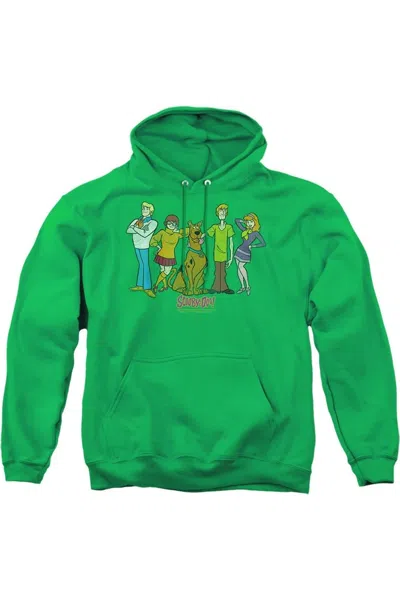 Gildan Scooby Doo Scooby Gang Adult Pull Over Hoodie / Hooded Sweatshirt In Green