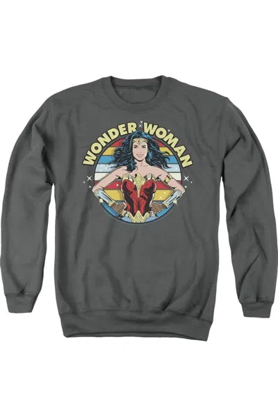 Gildan Wonder Woman 84 Woman Of Wonder Adult Crewneck Sweatshirt In Pink
