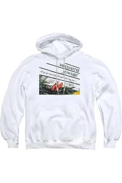Gildan Wizard Of oz Size 7 Adult Pull Over Hoodie / Hooded Sweatshirt In White