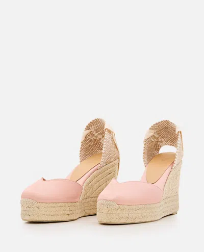 Castaã±er Espadrillas Wedge In Rose