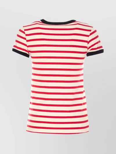 Valentino Garavani Embroidered Cotton T-shirt In Multi