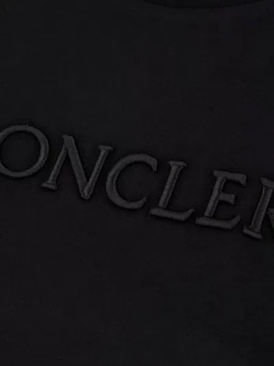 Moncler Embroidered Logo Cotton T-shirt