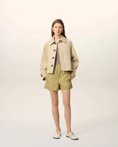 Ami Alexandre Mattiussi Ami Paris Short Stripes In Multicolor