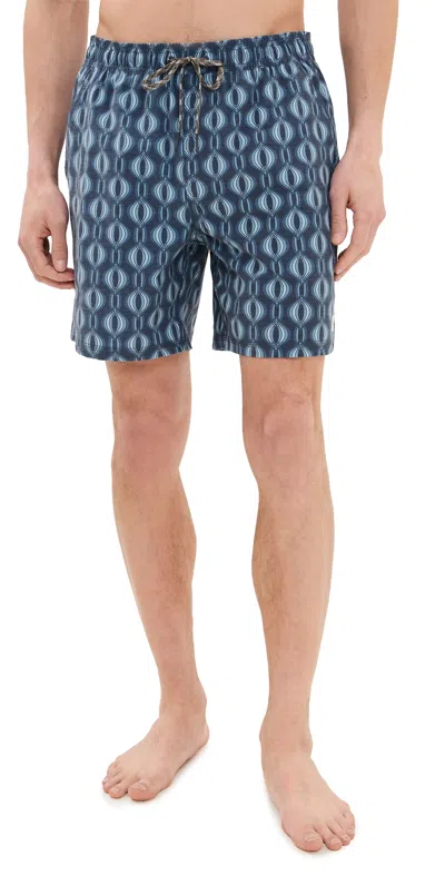 Katin Floyd Volley Shorts Indigo In Blue