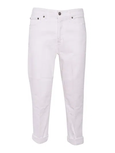Dondup White Koons Long Jeans In White