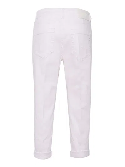 Dondup White Koons Long Jeans In White