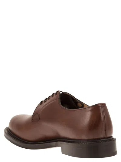 Church's Whole Cut Brown Derby With Artisanal Hand-stitching