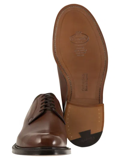 Church's Whole Cut Brown Derby With Artisanal Hand-stitching