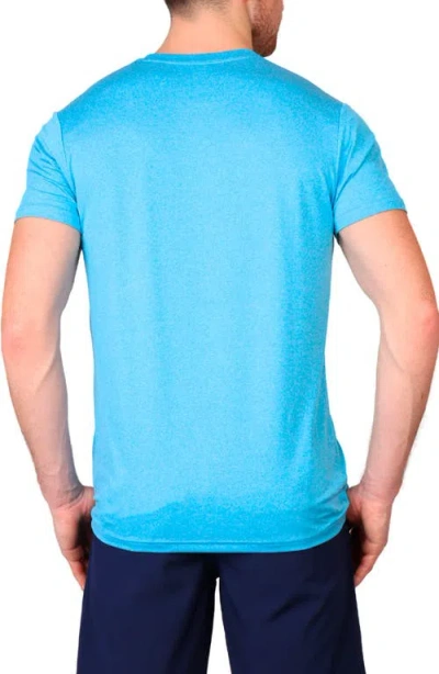 Tailorbyrd Performance Crewneck T-shirt In Blue