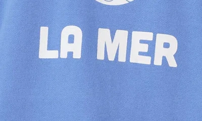 C&c California C & C California Millie Beach Terry Ringer Crewneck Sweatshirt In Ultramarine