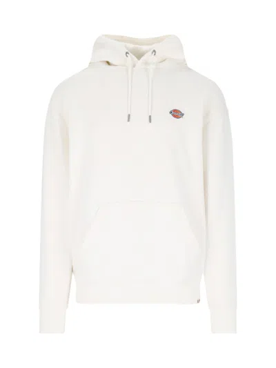 Dickies Hooded Sweatshirt Kangaroo Pocket In White