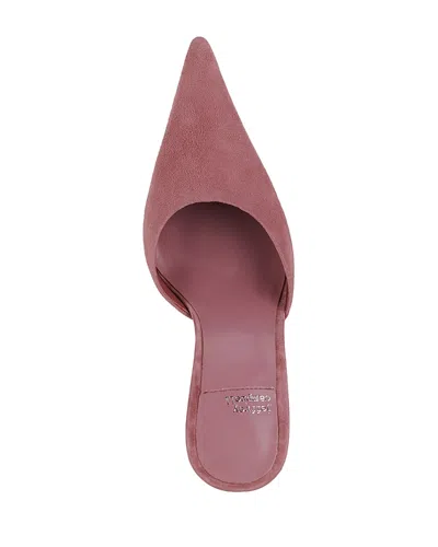 Jeffrey Campbell Robyn Pointed Toe Mule In Dusty Lavender Suede