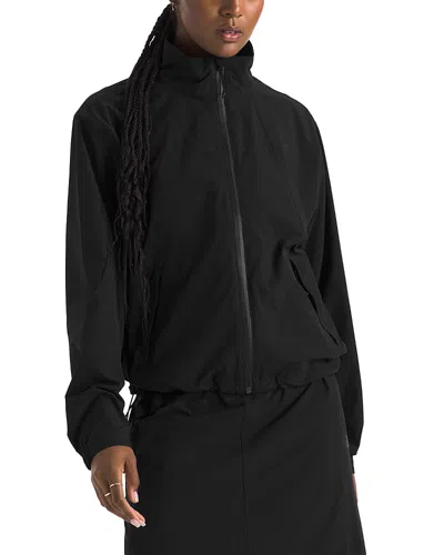 The North Face Black Windbreaker Jacket In Black