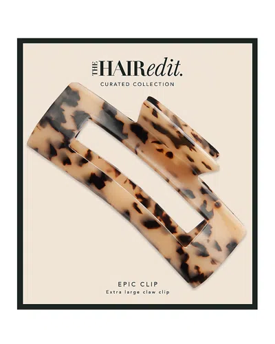 The Hair Edit Epic Extra Large Tortoise Claw Clip In Brown