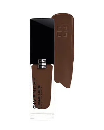 Givenchy Prisme Libre Glow Serum Blurring Foundation With Natural Finish 6.8n 1 oz / 30 ml In .n (very Deep With Neutral Undertones)