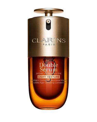 Clarins Double Serum Light Texture Anti Aging To Firm, Boost Radiance, Refine Pores 1 oz / 30 ml