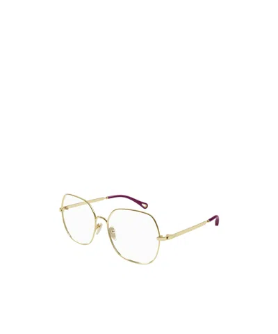 Chloé Square Frame Plain Mirror In Nude
