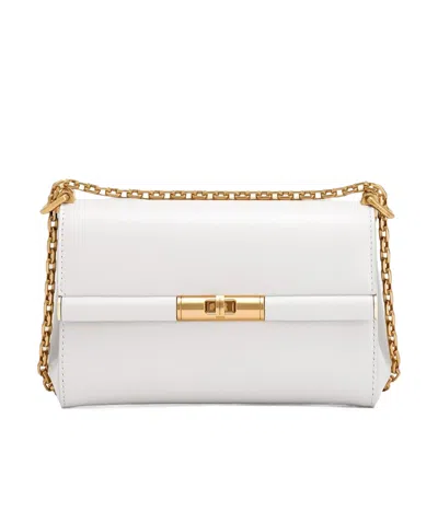 Dolce & Gabbana Dolce&gabbana Marlene Chain Strap Shoulder Bag In White