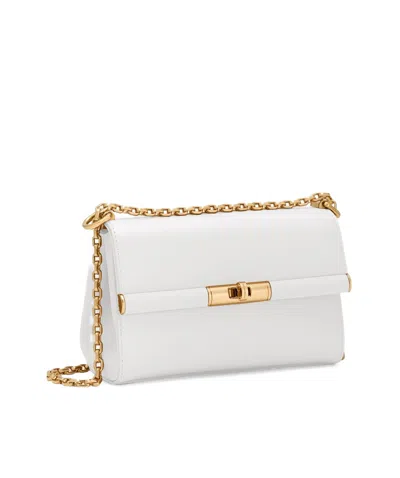 Dolce & Gabbana Dolce&gabbana Marlene Chain Strap Shoulder Bag In White