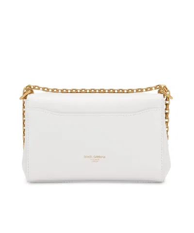 Dolce & Gabbana Dolce&gabbana Marlene Chain Strap Shoulder Bag In White