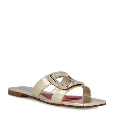 Roger Vivier Belle Vivier Gold Slipper In Gold