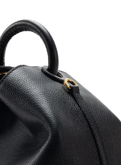 Elleme Raisin Pebbled Leather Black