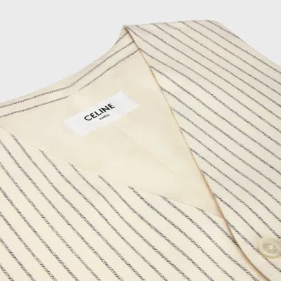 Celine Striped Vest In Multi