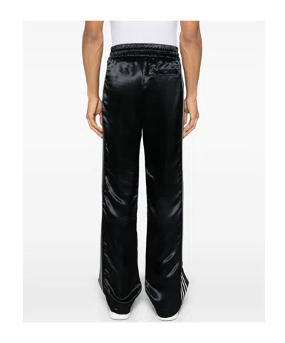 Amiri Music Note Satin Sports Trousers In Black