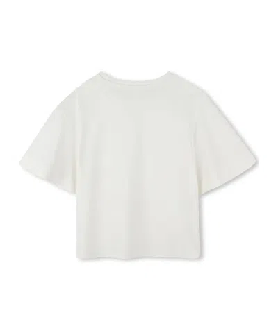 Chloé Short Sleeve T-shirt In White