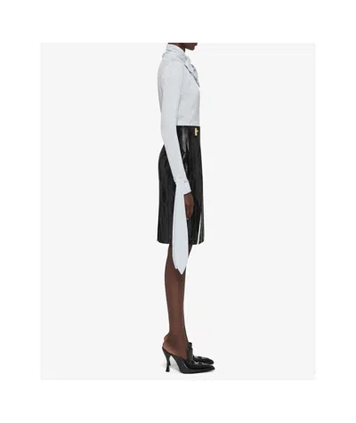 Givenchy Blouse With Bows In Monogram 72 Jacquard In White