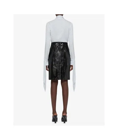 Givenchy Blouse With Bows In Monogram 72 Jacquard In White