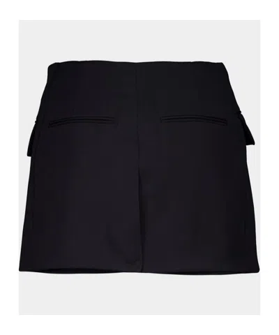 Balmain Double Breasted Shorts In Black