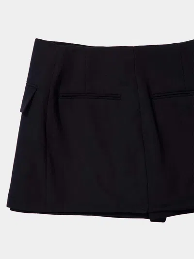 Balmain Double Breasted Shorts In Black